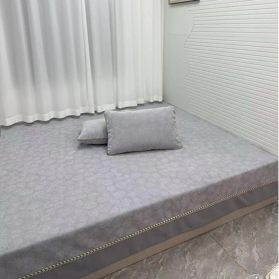 （叶舞清风）高端雪尼尔定制防滑榻榻米炕盖 四季通用家用卧室简约