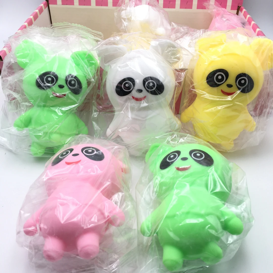 解压黑眼小人面粉捏捏乐创意礼物TPR软胶面粉球跨境批发工厂直销