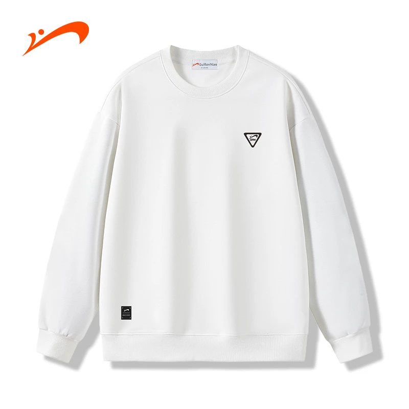 【秋冬上新】贵人鸟圆领卫衣男女同款时尚运动宽松潮流情侣百搭上衣