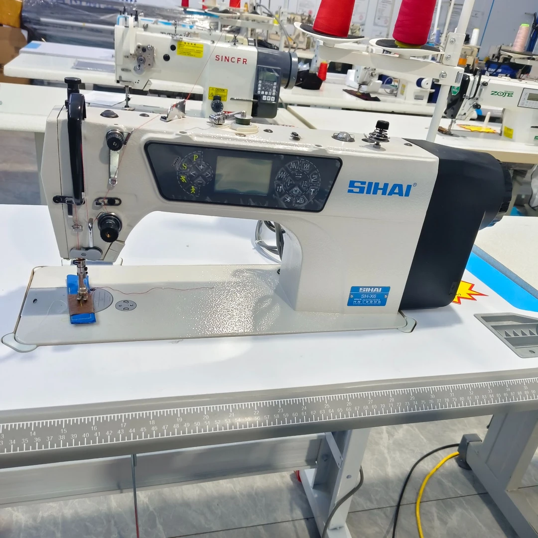 四海X6电脑平缝机  单步进 四自动 平车一体机 家用 工业缝纫机