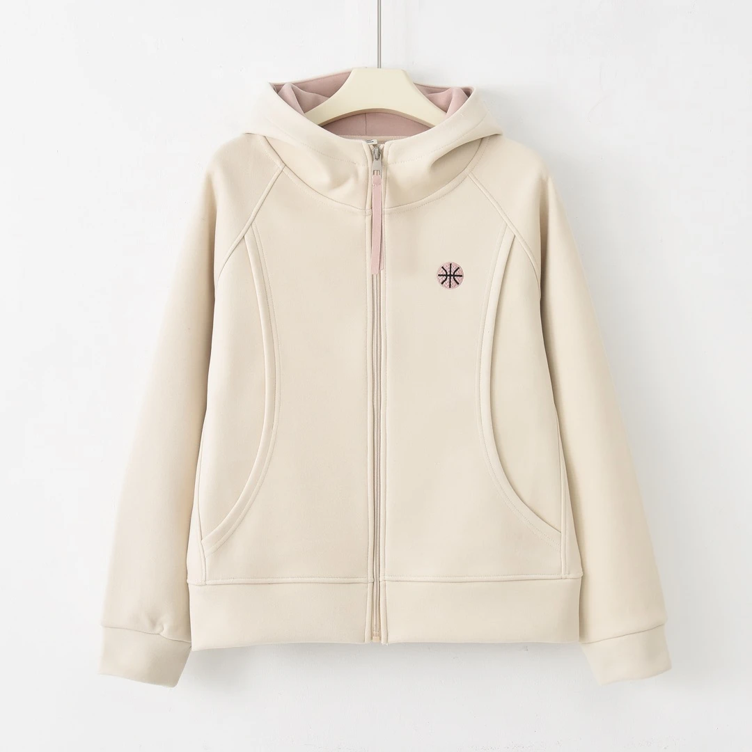 2024秋季新款防风慕斯绒百搭外套