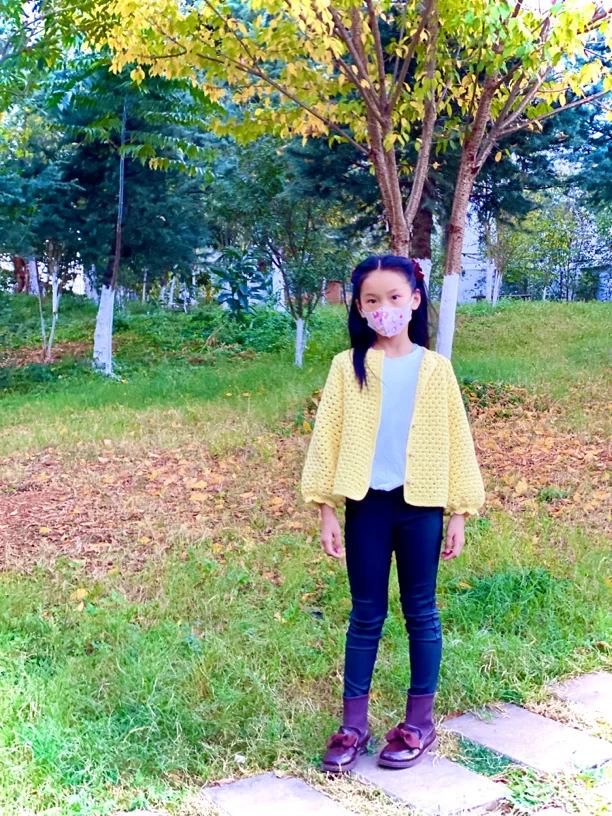 《琬情手工》第47期勾针外套材料包送工具送视频教程 不是成品