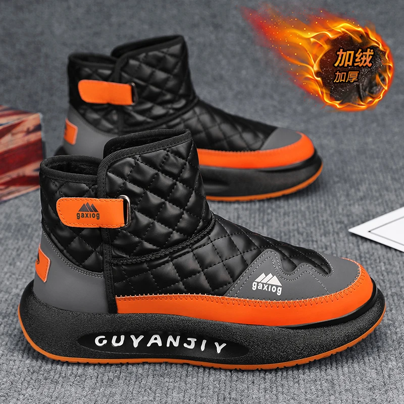回力瑞雪地靴男款冬加绒加厚保暖棉鞋厚底休闲运动鞋时尚潮鞋男生