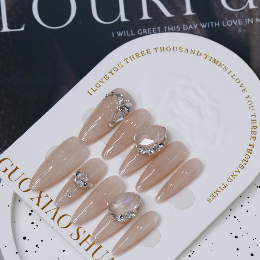 郭小双穿戴甲【虞美人】全华版手工穿戴甲10片盒装-H30266