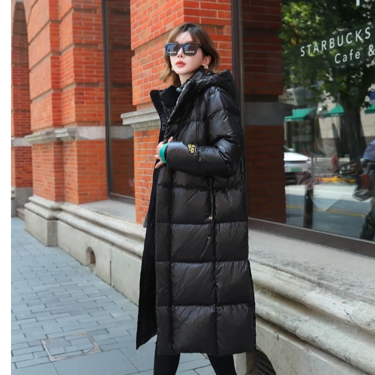 GUgo.fly/古歌菲兰黑金长款鹅绒服4.0先锋版男女同款加厚情侣装