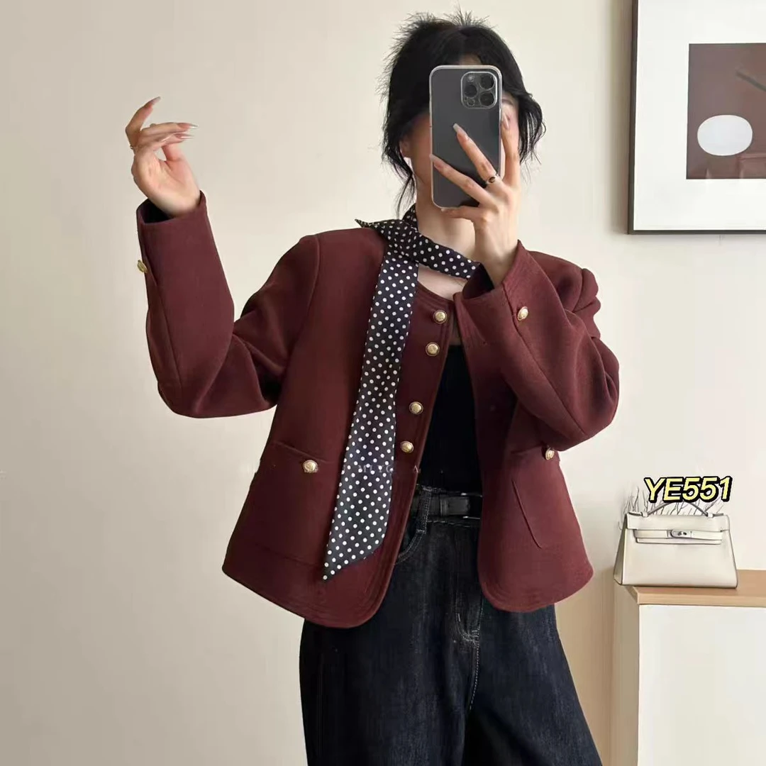 【贺筱姐】高级感时尚洋气百搭外套W249款