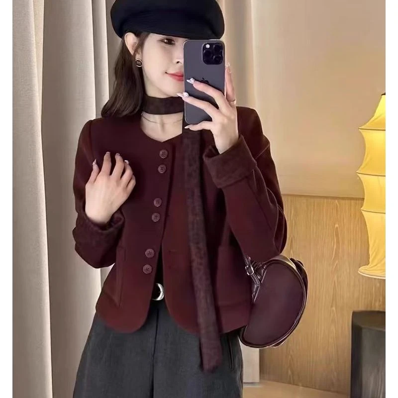 【贺筱姐】高级感轻奢洋气百搭外套W248款