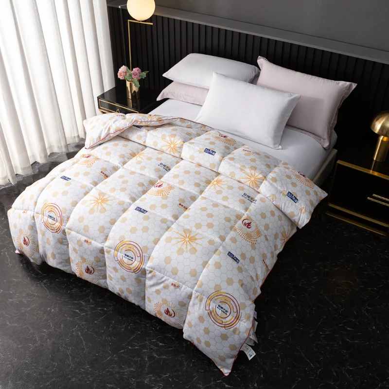 30天试睡！2025秋冬新品黑科技蓄能发热被 科技白系列