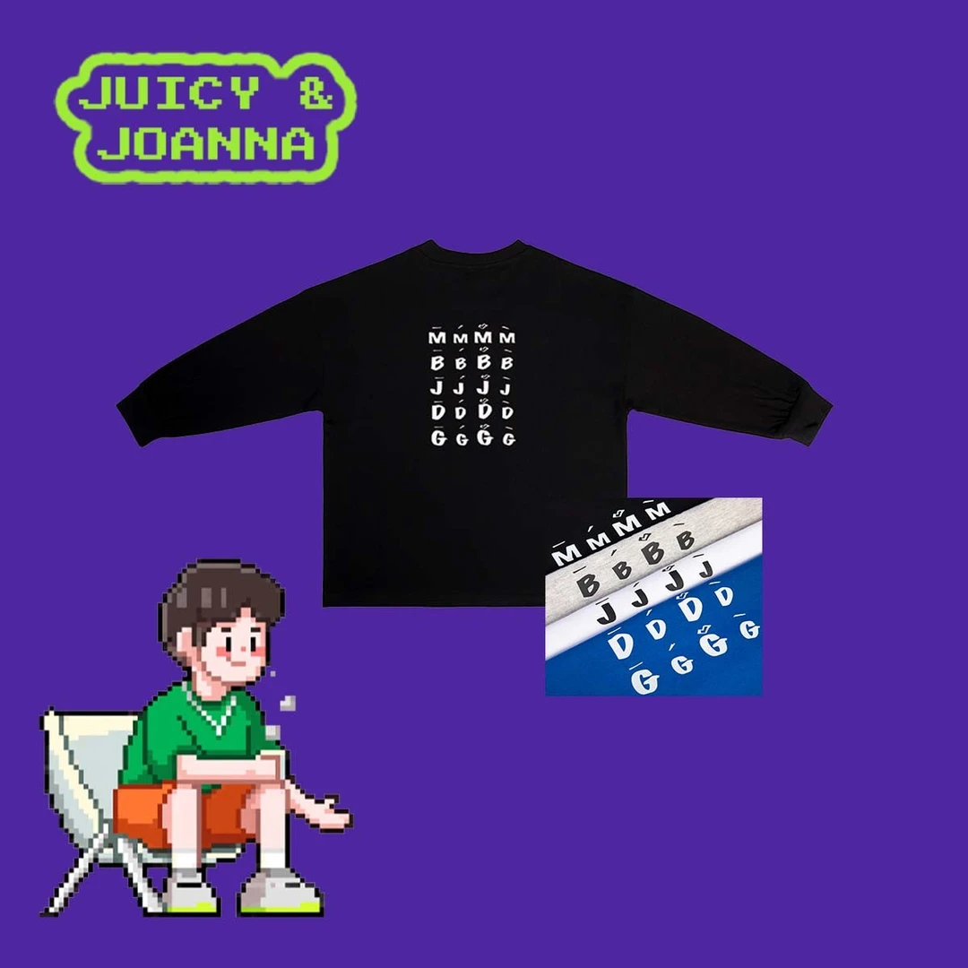 JUICY&JOANNA/橘子樱桃拼音T2.0印花长袖T恤成人款