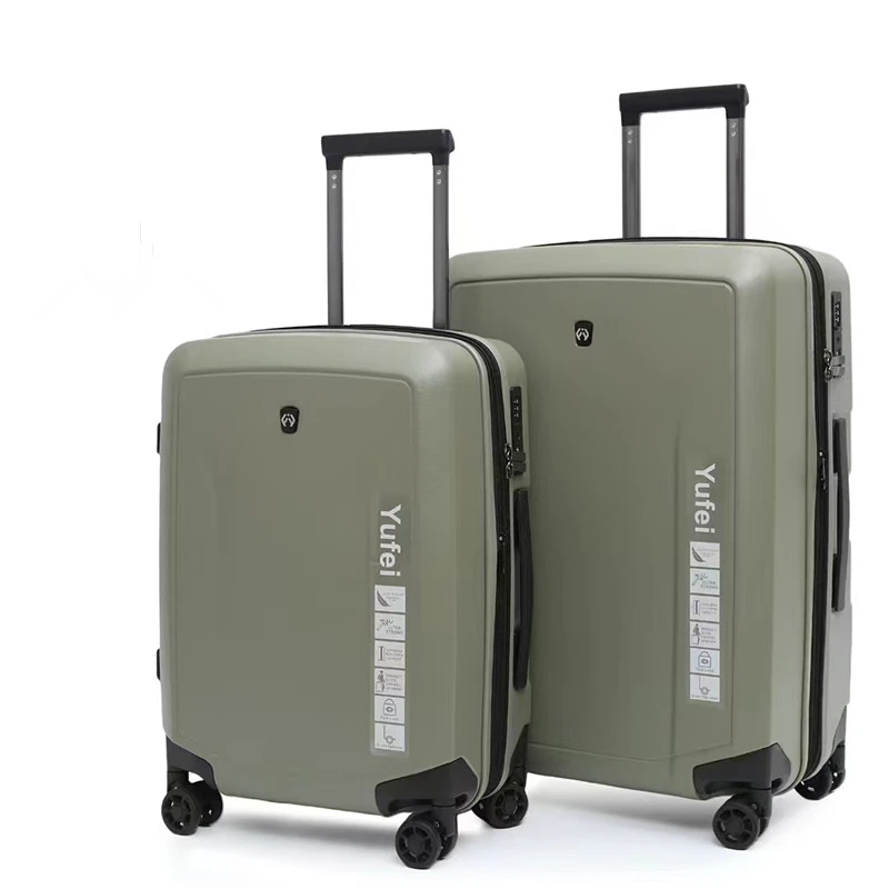 9033#拉链拉杆箱女时尚经典百搭商务户外男士可扩展海关锁充电口