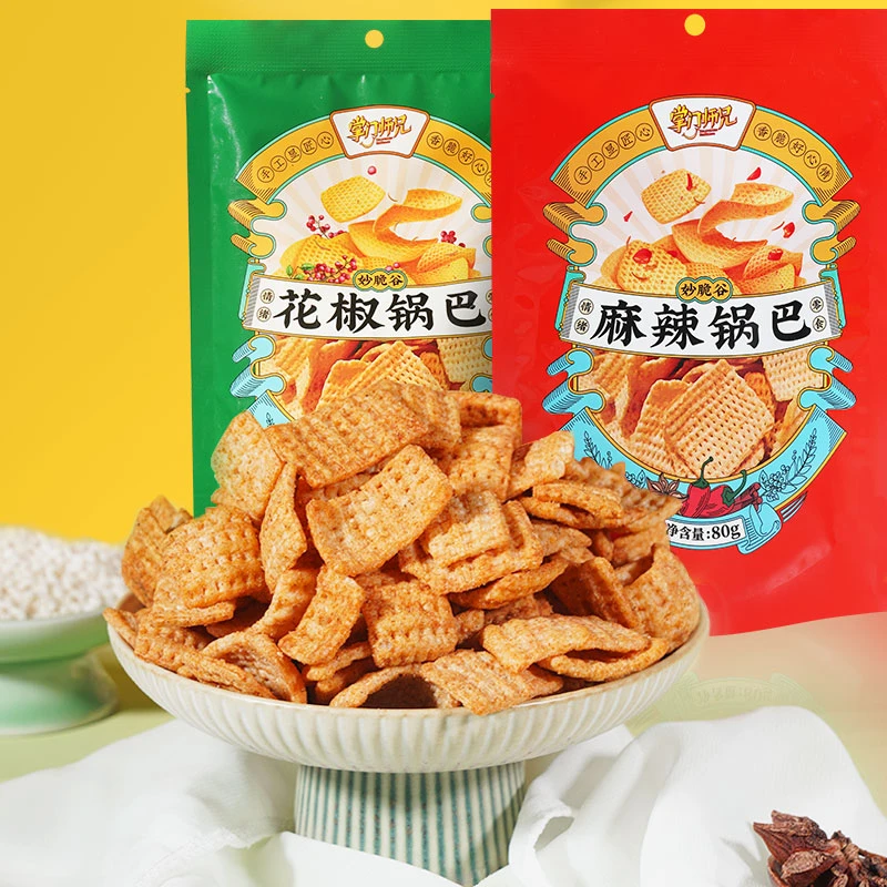 【粉丝福利】花椒味锅巴80g解馋休闲锅巴怀旧零食小吃