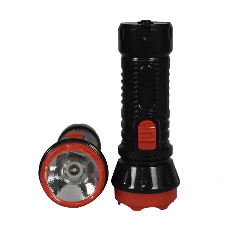 LED强光电式手电筒便携家用户外夜晚骑行可充电1