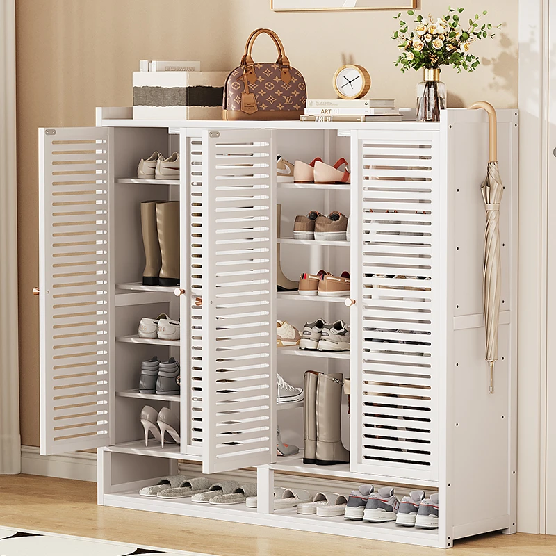 鞋柜家用门口室内新款2025爆款楼道大容量入户玄关储物柜走廊鞋架
