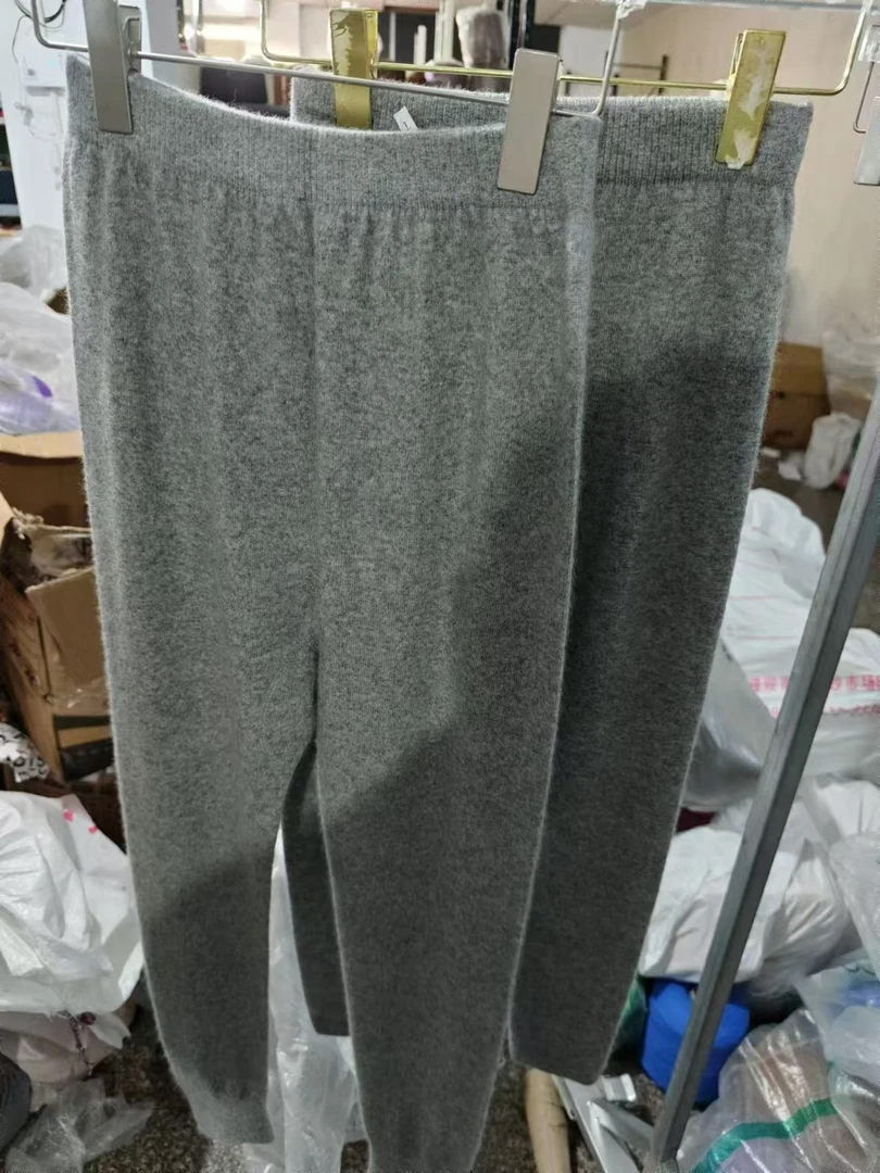 KZ-尚娅羊毛 羊绒裤针织百搭舒适保暖内穿 深灰浅灰男女款