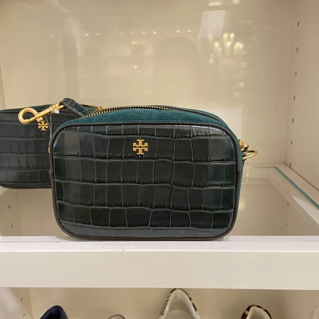 全新未使用 Tory Burch/汤丽柏琦 ls12937-新款 女士黑色相机包