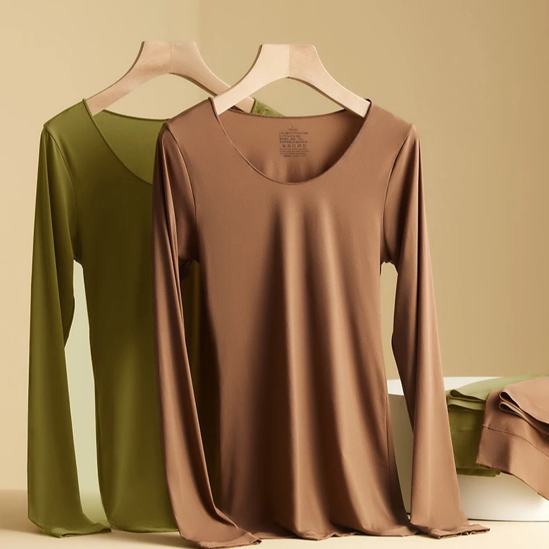 【基底热能衣】玻尿酸润肤超薄隐形打底美肤衣套装薄款保暖养肤