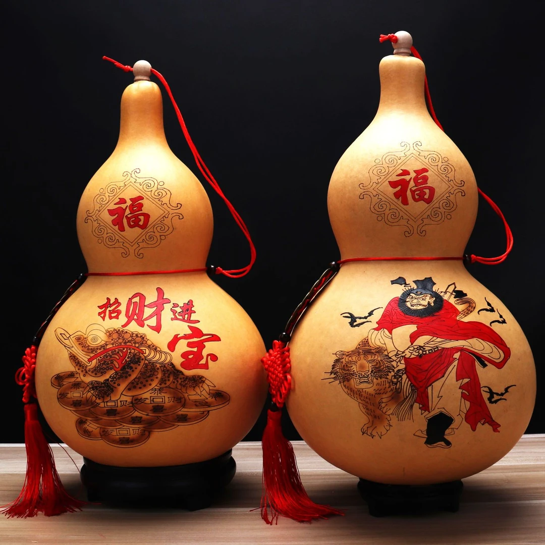 天然大葫芦挂件开口小葫芦家居大葫芦摆件葫芦客厅卧室摆件大葫芦