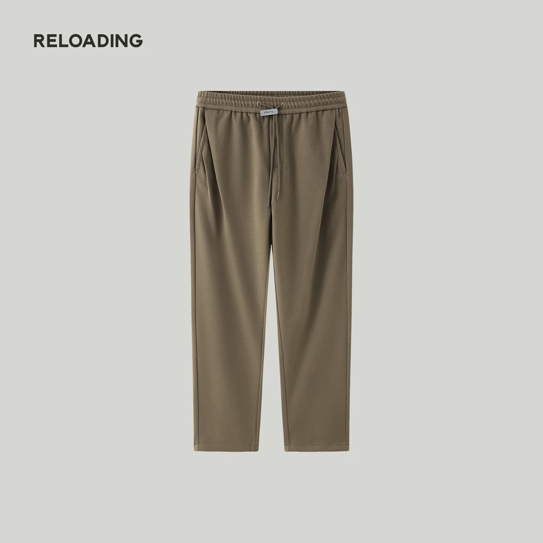 【春款热销】重新加载 打褶精致魔术贴舒适针织面料休闲长裤