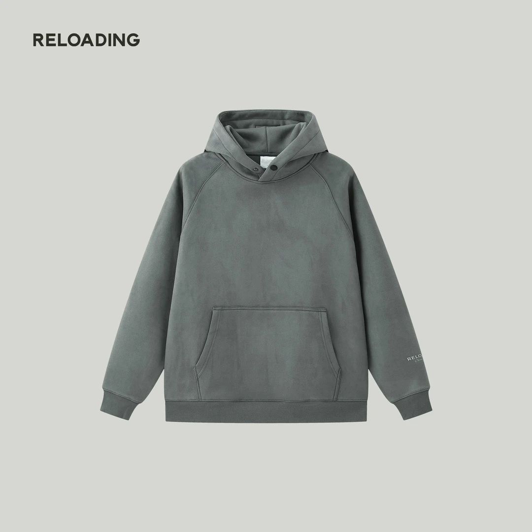 【冬款热销】重新加载 加绒雾面质感新年保暖连帽长袖卫衣