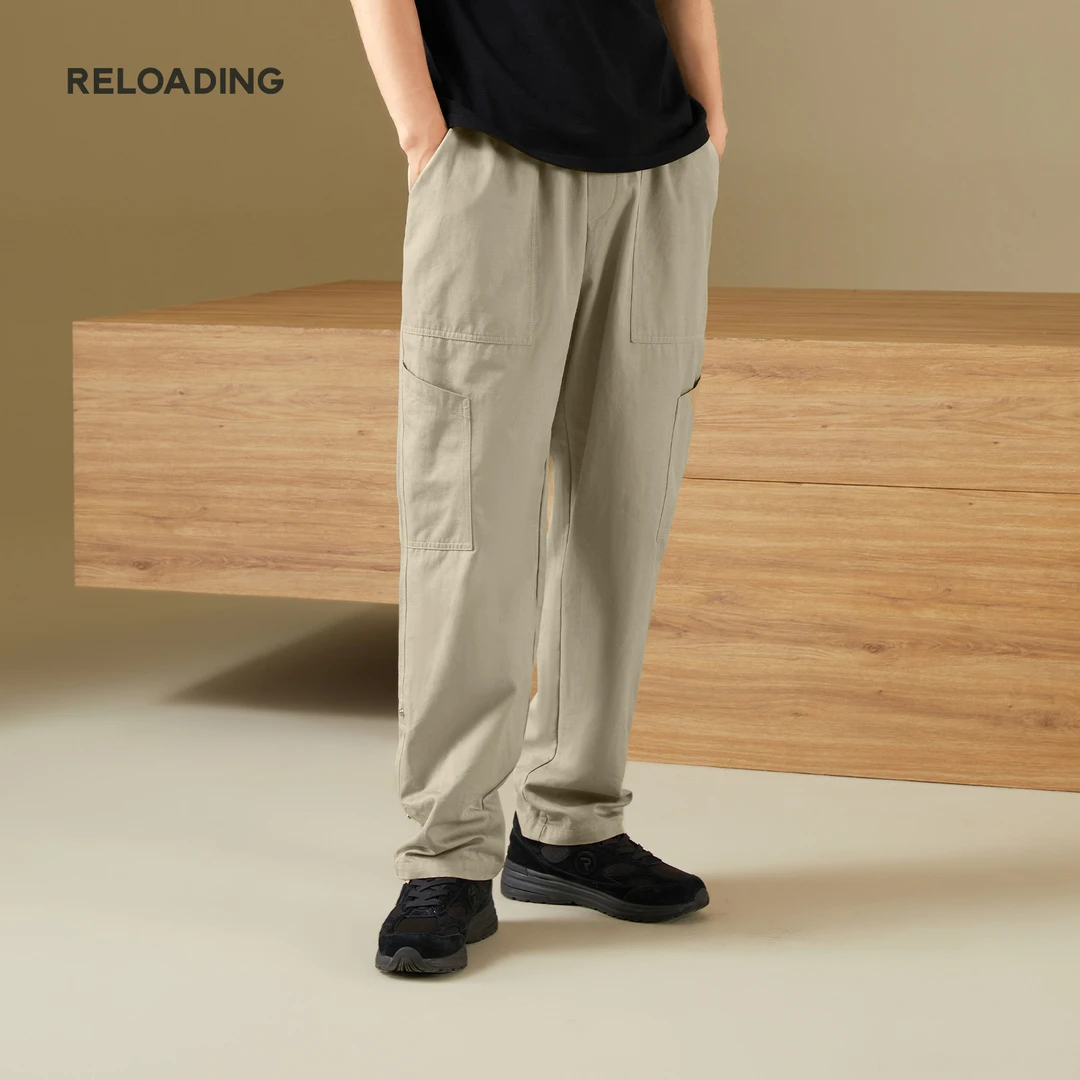 【秋款热销】Reloading重新加载 可调节宽松版款日系百搭工装休闲裤
