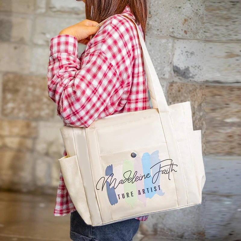 2024挎包新款单肩包女手提大容量时尚潮托特包多功能欧日韩版学生