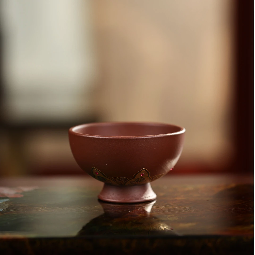 紫砂高端主人杯 茶杯 品茗杯 原创设计带装饰 不一样的品味 单只