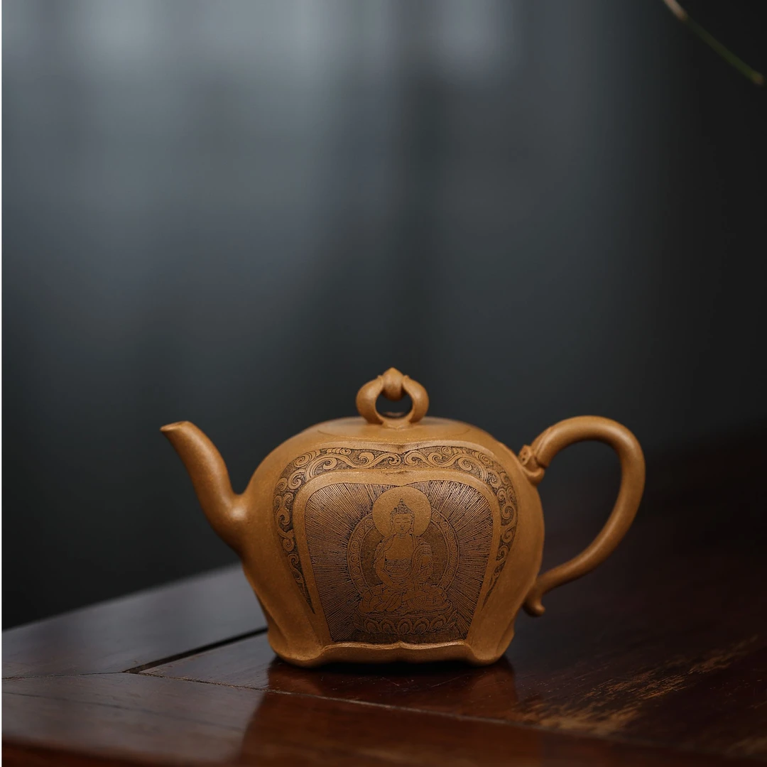 姚艺晋 刘华联名款紫砂壶 强强联合 段泥 大容量