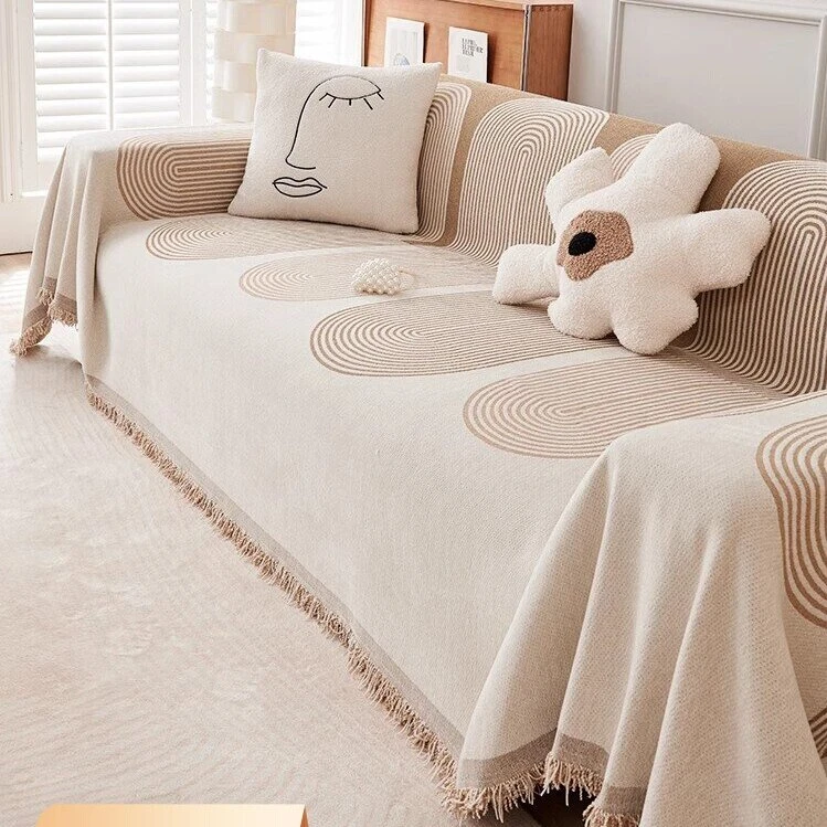 一片式沙发巾全盖现代盖巾万能沙发套四季通用现代防滑靠背防猫抓