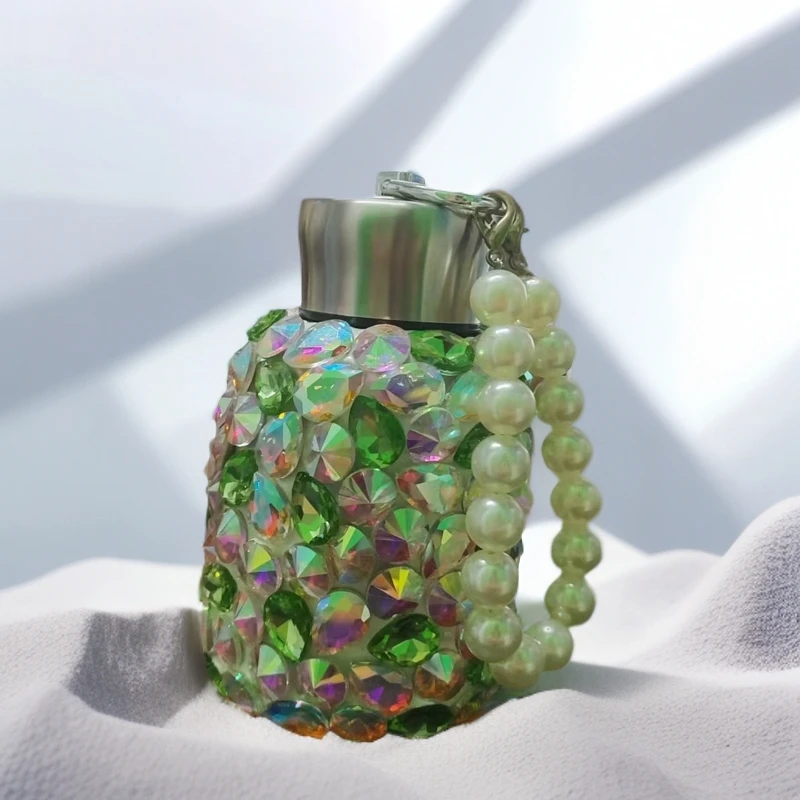 新款镶钻保温杯304 不锈钢杯子钻石手提杯