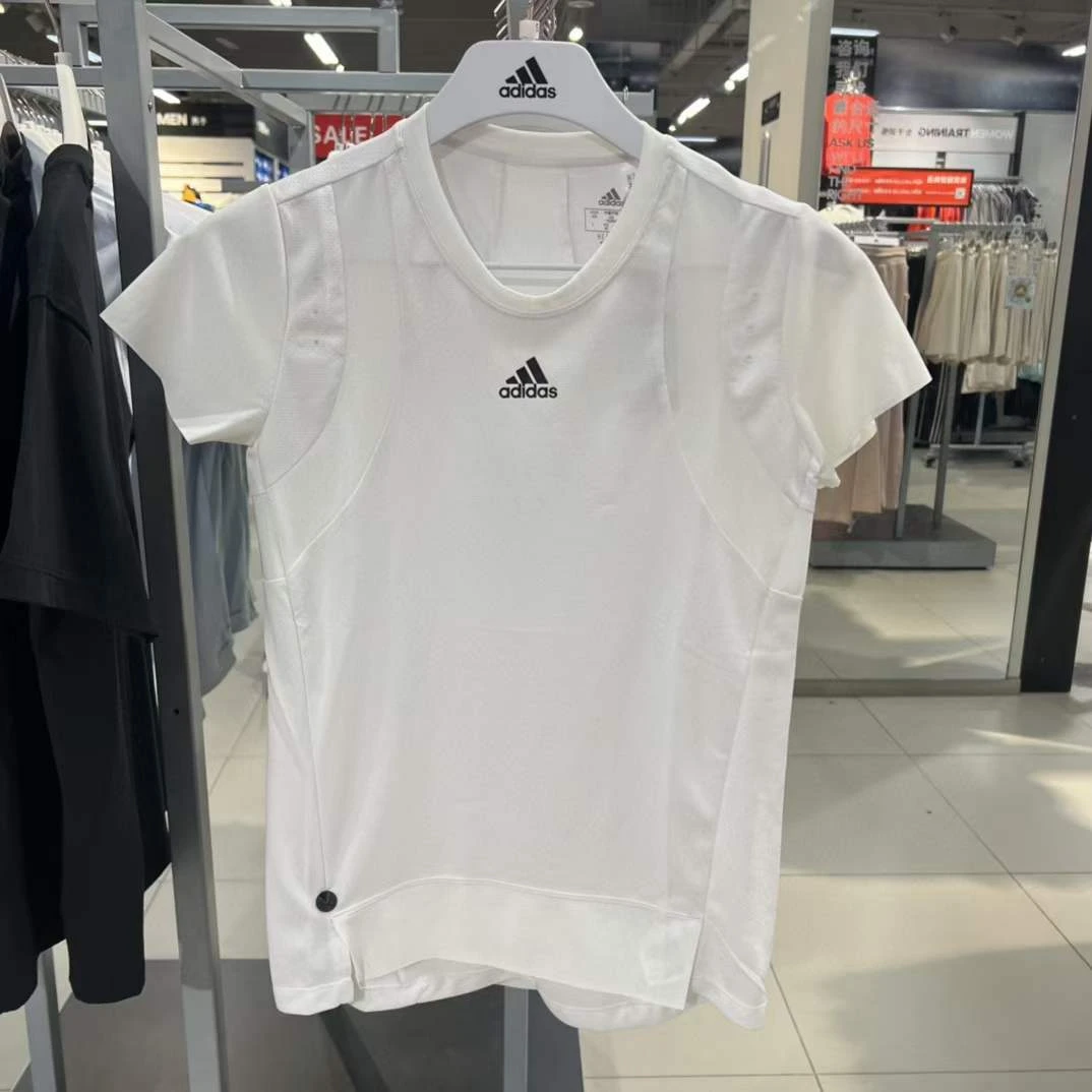 【瑕疵慎拍】Adidas阿迪达斯短袖T恤GL6924-004-M-后领口脏