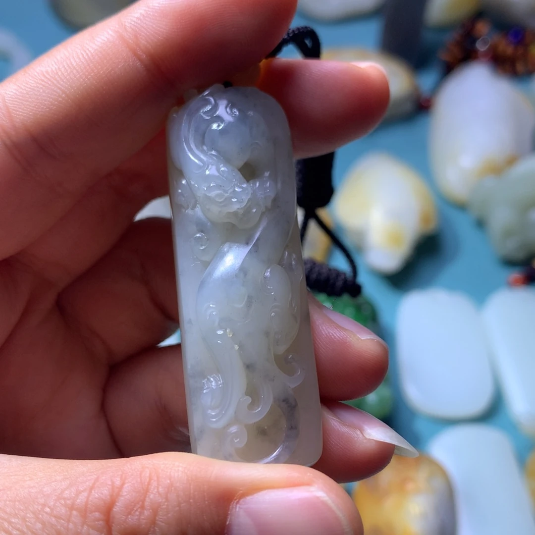 和田玉挂件未镶嵌北****丁