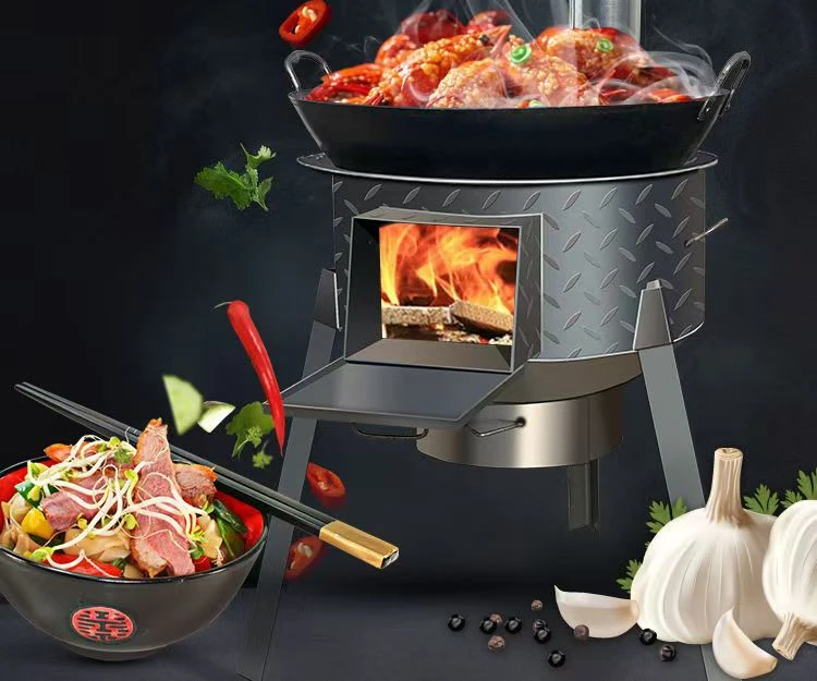 【梁村军哥专属】加厚柴火炉壁炉新款钢板烧柴炉子农村铁锅灶台火炉