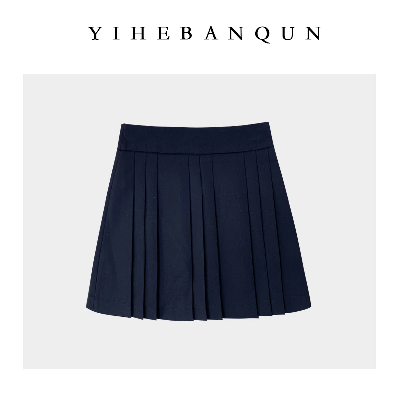 红色百褶裙2025秋冬新款时尚高腰修身显瘦半身裙休闲气质A字裙