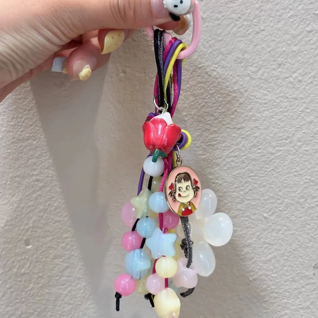 设计款多色珠珠卡通挂件G73