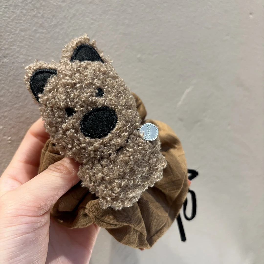 趣味毛绒卡通发圈T25