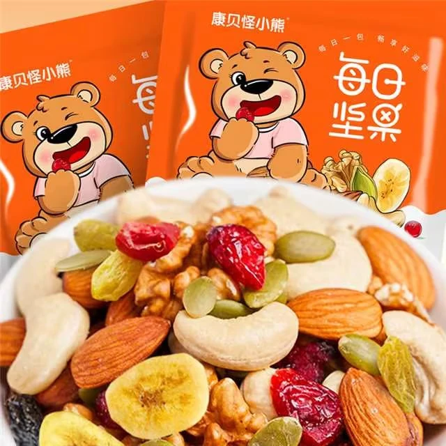 康贝怪小熊 健康混合每日坚果网红小袋零食办公室即食净含量经典