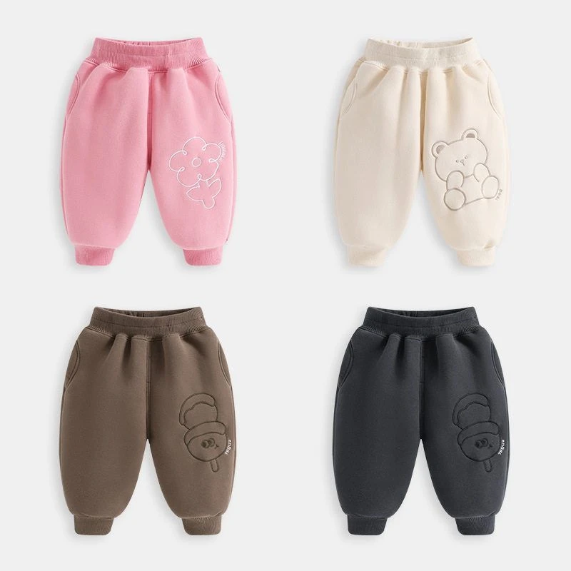 Yiko秋冬休闲裤童宝宝运动裤秋冬裤婴儿秋冬装童男童女加厚