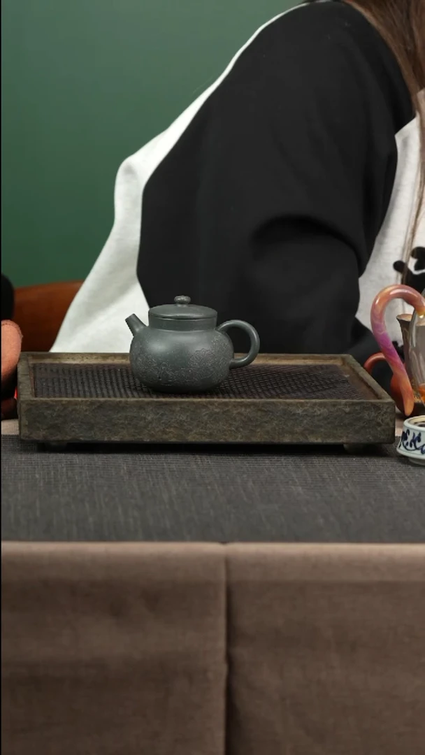 【闪购商品】紫砂茶壶昙花瑕疵4号