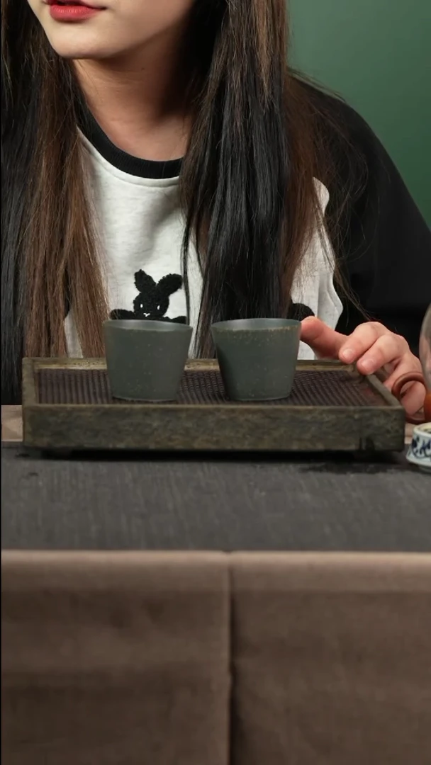 【闪购商品】紫砂茶壶雪花泥杯一对