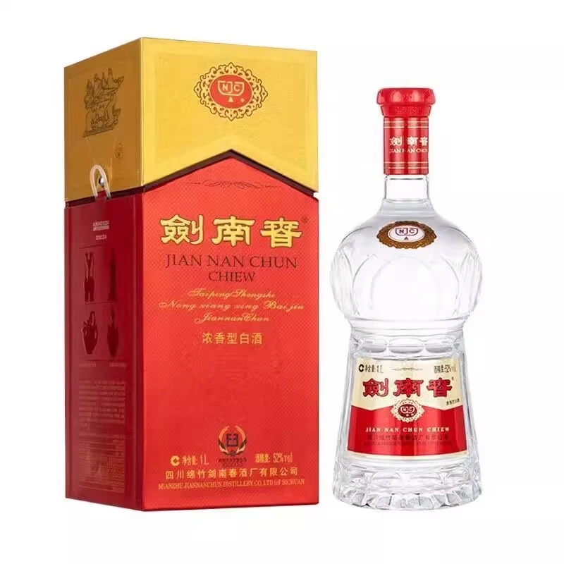 剑南春水晶剑 浓香型白酒NJ52度1000ml