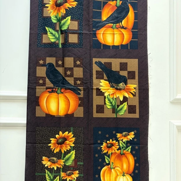 H0258 韩Henry，定位图案棉布，尺寸：58x110cm，已剪开不连裁