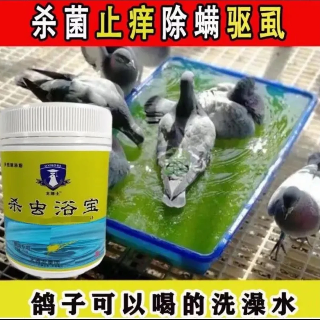 鸽子 洗澡专用 【推荐 浴宝 】鸽子赛鸽种鸽观赏鸽 洗澡浴粉