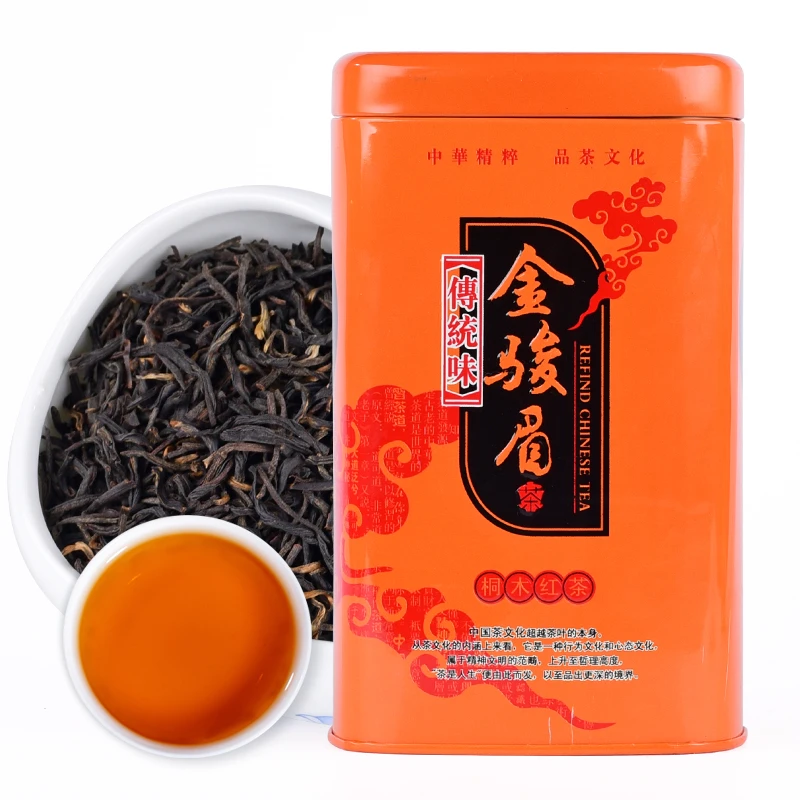 蓝翼金骏眉红茶罐装礼盒装武夷山桐木关新茶叶散装花香果香蜜香