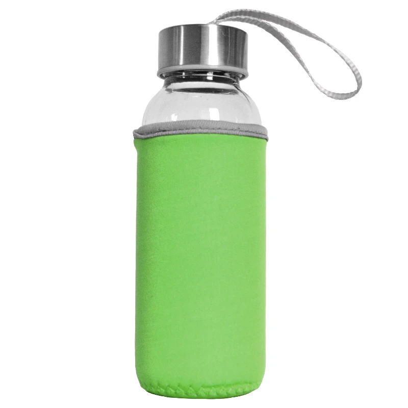 随手杯300毫升 玻璃杯隔热防烫提绳便携学生简约隔热杯