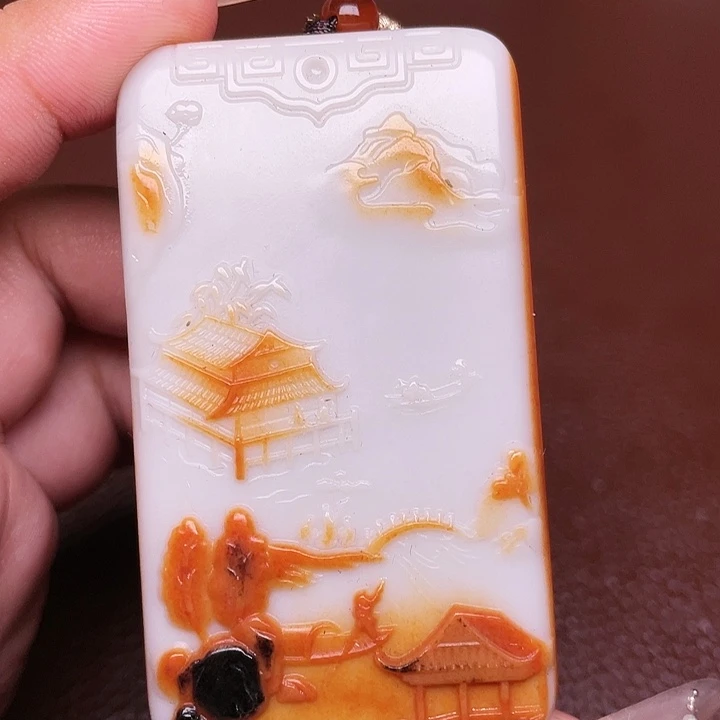 和田玉颈饰未镶嵌