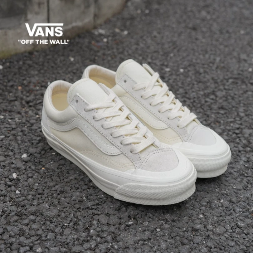 VANS范斯官方Old Skool Reissue 136百搭小白鞋板鞋VN000MT6QC5