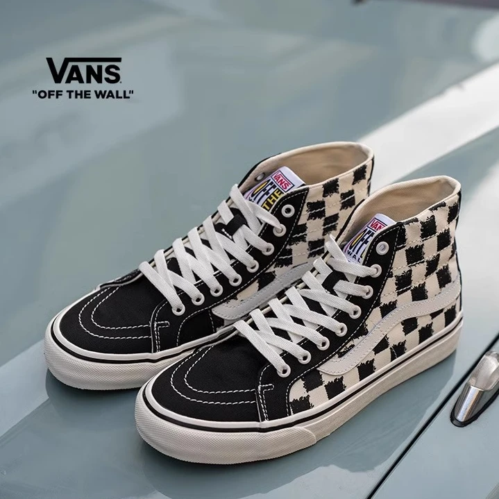 VANS范斯官方SK8-Hi VR3SF棋盘格高帮百搭板鞋小轮车VN0A4BX6KIG