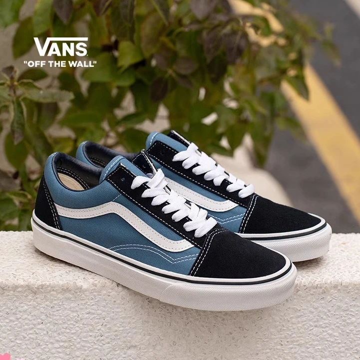 VANS范斯官方 Old Skool水兵月蓝潮流男女情侣低帮板鞋D3HNVY