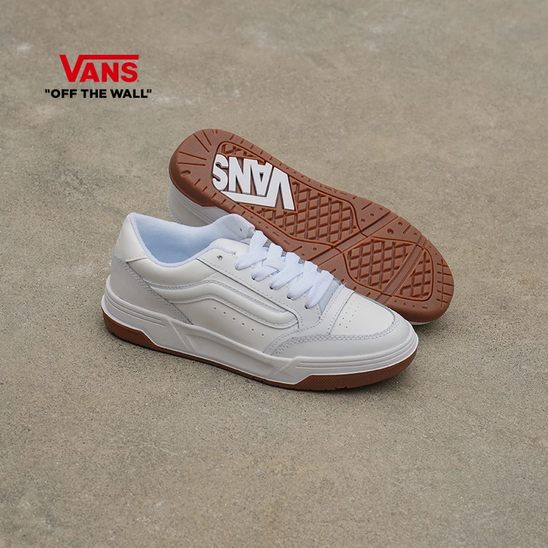 VANS范斯官方 Hylane美式厚底棕白色流光风复古情侣板鞋D1J9DH