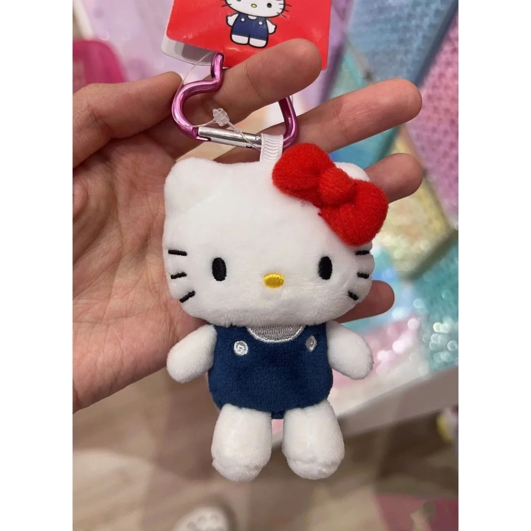 爱心扣hellokitty凯蒂猫哈喽公仔钥匙扣挂件挂饰礼物包包毛绒可爱